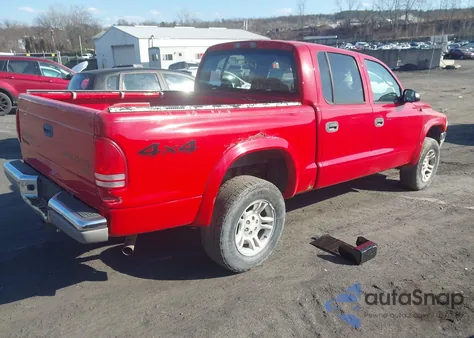 2004 Dodge Dakota Slt из США, поврежденный, VIN 1D7HG48N94S713484